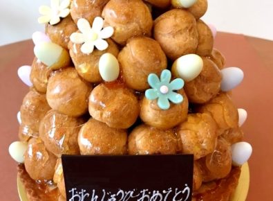 パティスリー クレヨン,東京,尾山台,世田谷区,ケーキ,クロカンブッシュ,シュークリーム