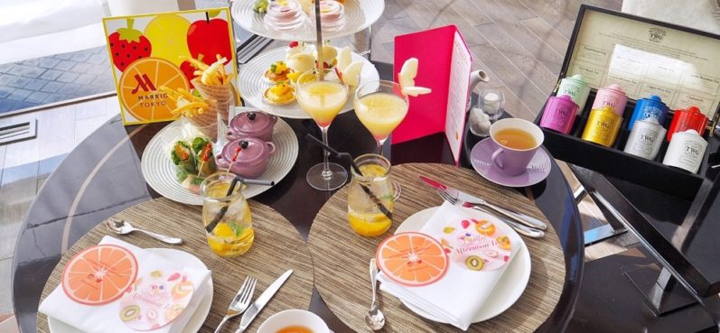 東京マリオットホテル,Fruitful Afternoon Tea,フルーツフル アフタヌーンティー,アフタヌーンティー,品川,北品川,フルーツ,春,ラウンジ&ダイニング G