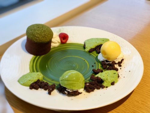 ヨックモック青山本店,BLUE BRICK LOUNGE, yokumoku, ヨックモック, 南青山, 東京, スイーツ, パンケーキ, 抹茶