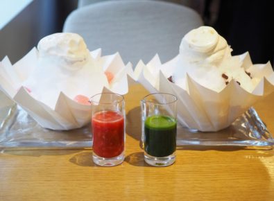 ヨックモック青山本店,BLUE BRICK LOUNGE,yokumoku,ヨックモック,南青山,東京,スイーツ,かき氷,抹茶,苺,日光天然氷,四代目徳次郎