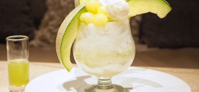 ザ ストリングス 表参道,カフェ&ダイニング ゼルコヴァ,Cafe & Dining ZelkovA,表参道,シェイブアイス,かき氷,メロン,ZelkovA,スイーツ,ゼルコヴァ