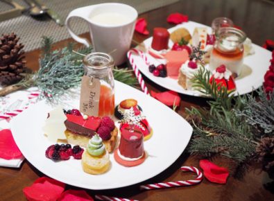 ヒルトン東京,マーブルラウンジ.デザートビュッフェ,クリスマス