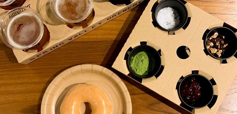“BEER TO GO” by SPRING VALLEY BREWERY,クリスピー・クリーム・ドーナツ,ビール