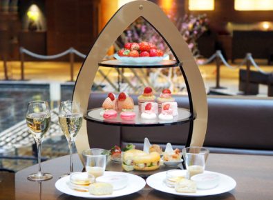 ストリングスホテル東京インターコンチネンタルの『イチゴとメープルのアフタヌーンティー』