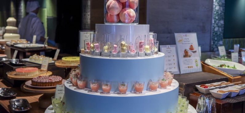 京都タワー,スイーツビュッフェ,Sweets Buffet Peach & Lemon Sisters