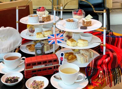 帝国ホテル 大阪,「英国フェアA TASTE OF BRITAIN」,アフタヌーンティー,パフェパンケーキ