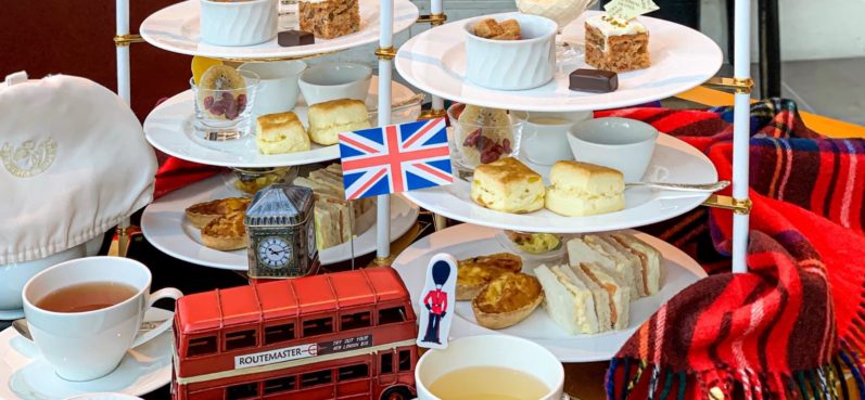 帝国ホテル 大阪,「英国フェアA TASTE OF BRITAIN」,アフタヌーンティー,パフェパンケーキ