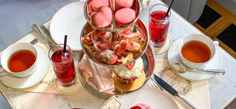 Ladurée(ラデュレ),いちご尽くし Afternoon Tea,京都アフタヌーンティー