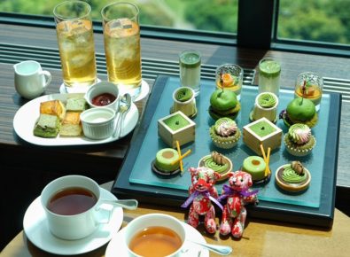コンラッド東京,抹茶のエレガントガーデンアフタヌーンティー