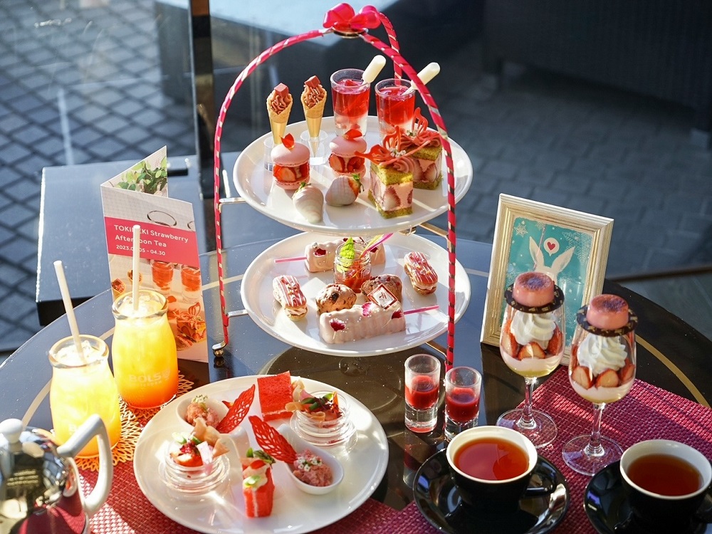 東京マリオットホテルのストロベリー・TOKIMEKI Strawberry Afternoon Tea