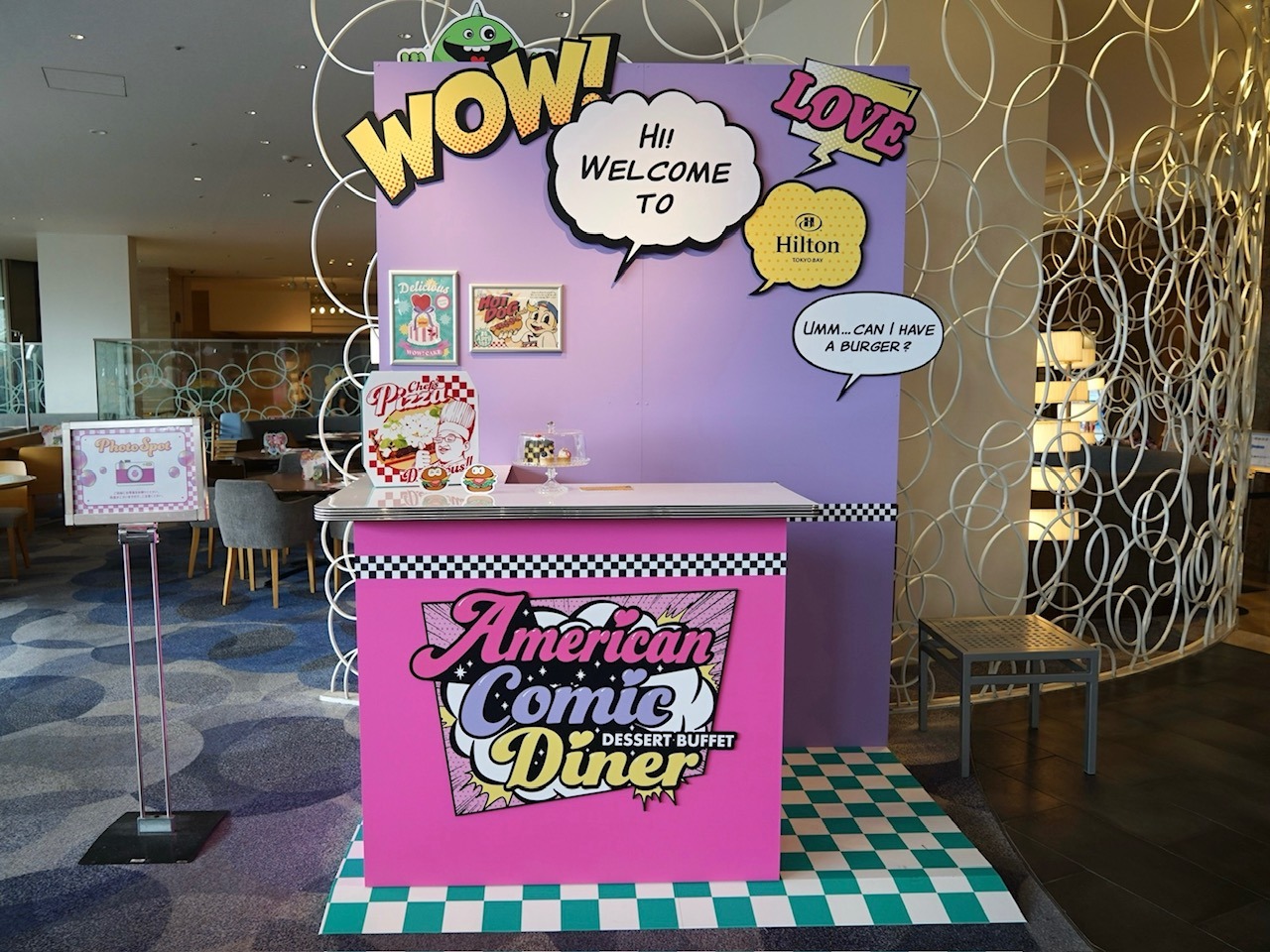 ヒルトン東京ベイのAmerican Comic Diner（アメリカンコミックダイナー）