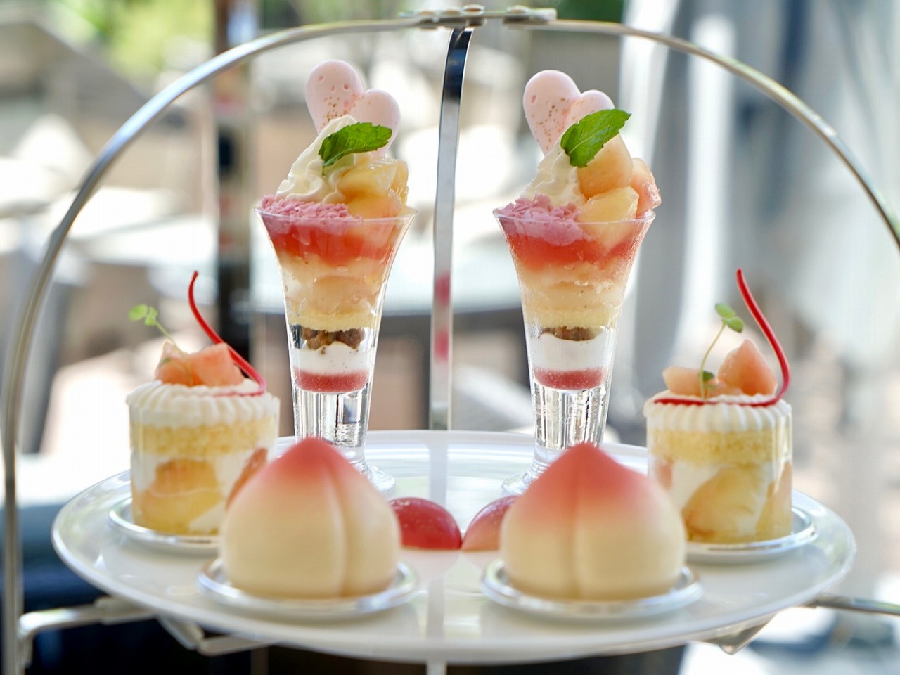東京マリオットホテルのPeach BLISS Afternoon Tea