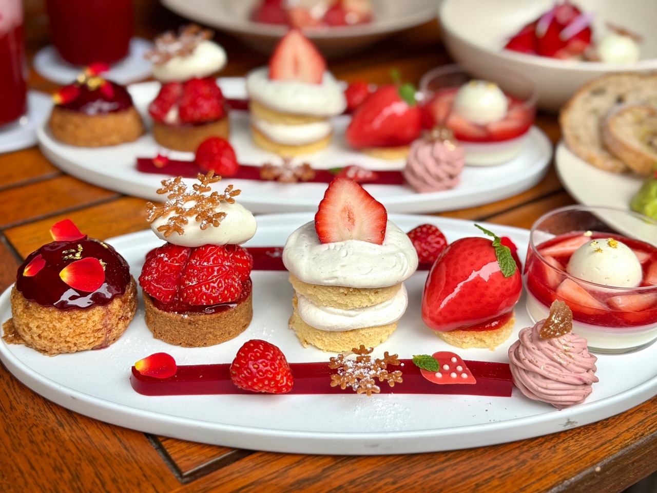 ハイアット セントリック 銀座 東京のあまりん ストロベリー アフタヌーンティー