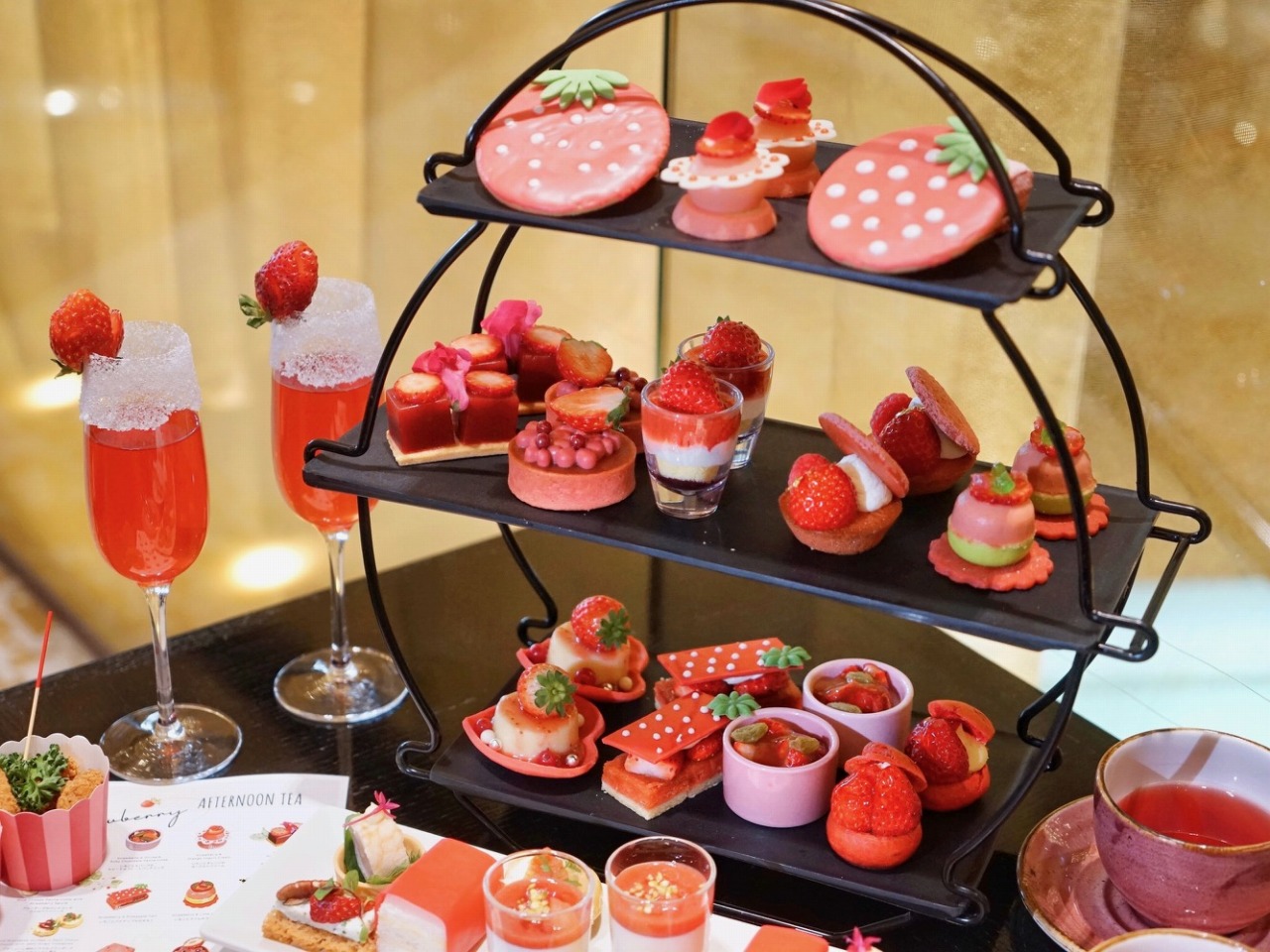 ANAインターコンチネンタルホテル東京のストロベリー・アフタヌーンティー