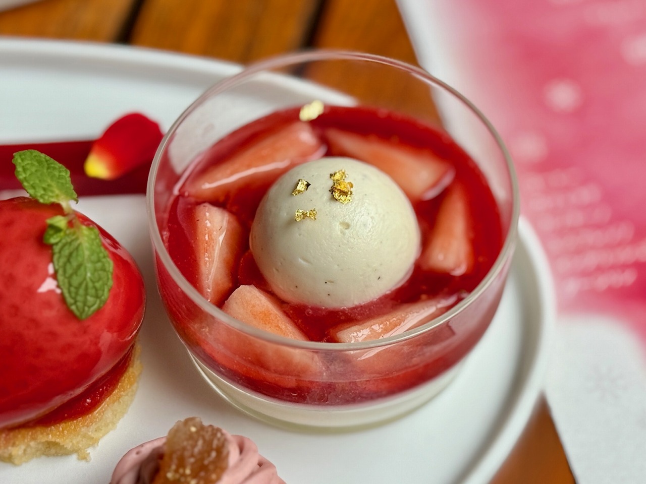 ハイアット セントリック 銀座 東京のあまりん ストロベリー アフタヌーンティー