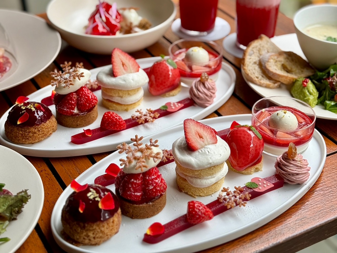 ハイアット セントリック 銀座 東京のあまりん ストロベリー アフタヌーンティー