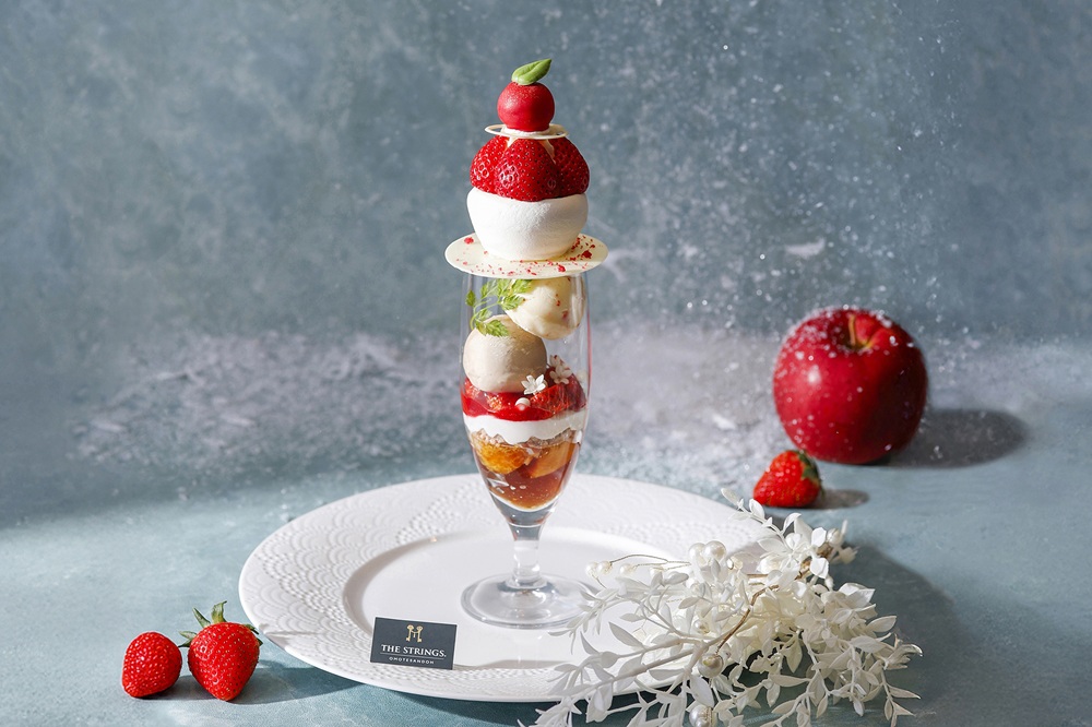 ザ ストリングス 表参道のいちごパフェ